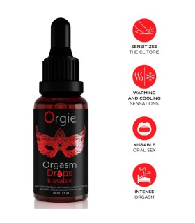 ORGIE ORGASM DROPS KISSABLE CLITORAL AROUSAL 30 ML