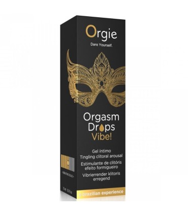 ORGIE ORGASM DROPS VIBE VIBRATING CLITORAL AROUSAL 15 ML