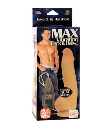 CALEXOTICS MAX PENE REALISTICO CON DOBLE VIBRADOR
