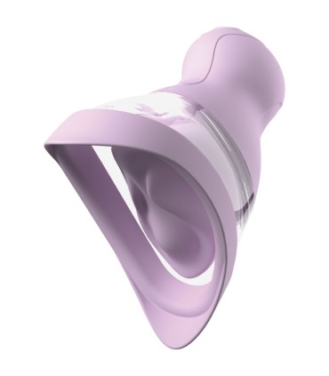 FANTASY FOR HER VELOURA TOUCH PLEASURE PUMP INTIMATE PUMP WITH SUCTION AND VIBRATION PURPLE