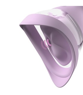 FANTASY FOR HER VELOURA TOUCH PLEASURE PUMP INTIMATE PUMP WITH SUCTION AND VIBRATION PURPLE
