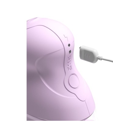 FANTASY FOR HER VELOURA TOUCH PLEASURE PUMP INTIMATE PUMP WITH SUCTION AND VIBRATION PURPLE