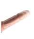 KING COCK PLUS THRUSTING COCK PRO SILICONE DILDO WITH THROTTLE VIBRATION AND HEAT LIGHT 127 CM