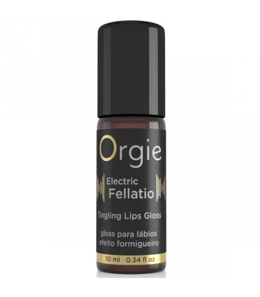 ORGIE ELECTRIC FELLATIO VIBRATING TINGLING LIP GLOSS 10 ML