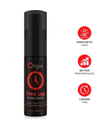 ORGIE TIME LAG DELAY SPRAY ANESTHETIC FREE 25 ML
