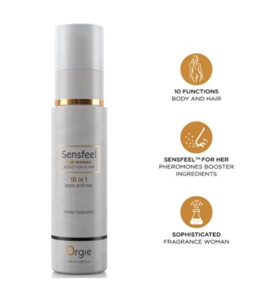 ORGIE SENSFEEL FOR WOMAN SEDUCTION ELIXIR 10 IN 1 BODY AND HAIR 100 ML