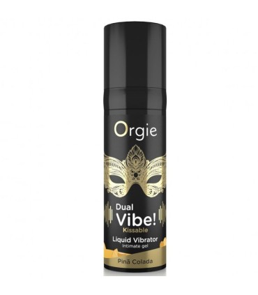ORGIE DUAL VIBE PINA COLADA KISSABLE LIQUID VIBRATOR 15 ML