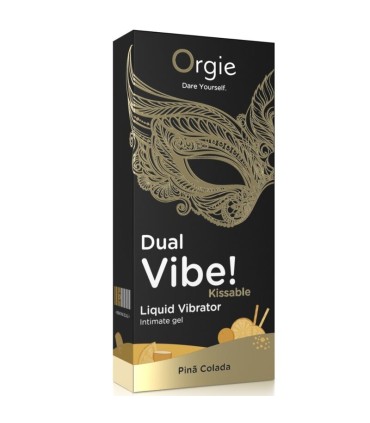 ORGIE DUAL VIBE PINA COLADA KISSABLE LIQUID VIBRATOR 15 ML