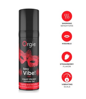 ORGIE SEXY VIBE HOT WARMING LIQUID VIBRATOR 15 ML