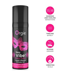 ORGIE SEXY VIBE INTENSE ORGASM MULTIPLE SENSATIONS INTIMATE GEL 15 ML