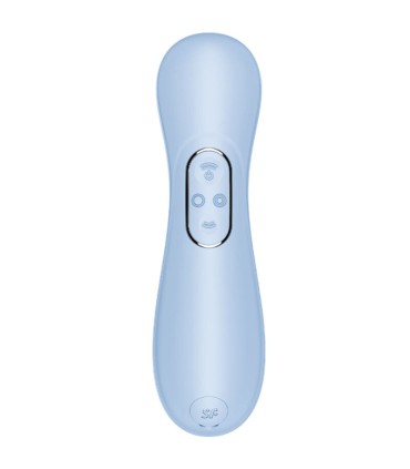 SATISFYER PRO 2 GENERATION 4 CLITORAL STIMULATOR SERENE BLUE