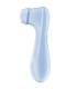 SATISFYER PRO 2 GENERATION 4 CLITORAL STIMULATOR SERENE BLUE