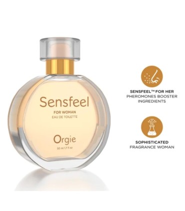 ORGIE SENSFEEL FOR WOMAN PHEROMONE BOOSTER EAU DE TOILETTE 50 ML