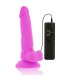 DIVERSIA DILDO REALISTICO FLEXIBLE CON VIBRACION LILA 18 CM O 4 CM