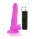 DIVERSIA DILDO REALISTICO FLEXIBLE CON VIBRACION LILA 18 CM O 4 CM