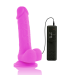 DIVERSIA DILDO REALISTICO FLEXIBLE CON VIBRACION LILA 205 CM O 42 CM