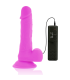 DIVERSIA DILDO REALISTICO FLEXIBLE CON VIBRACION LILA 205 CM O 42 CM
