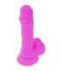 DIVERSIA DILDO REALISTICO FLEXIBLE CON VIBRACION LILA 205 CM O 42 CM