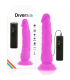 DIVERSIA DILDO REALISTICO FLEXIBLE CON VIBRACION LILA 21 CM O 49 CM