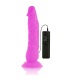 DIVERSIA DILDO REALISTICO FLEXIBLE CON VIBRACION LILA 21 CM O 49 CM