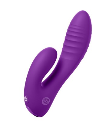 FANTASY FOR HER SECRET LOVER DOUBLE SPOT VIBRATOR GY CLITORIS RECHARGEABLE PURPLE