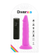 DIVERSIA DILDO REALISTICO FLEXIBLE CON VIBRACION LILA 23 CM O 43 CM