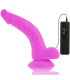DIVERSIA DILDO REALISTICO FLEXIBLE CON VIBRACION LILA 215 CM O 45 CM