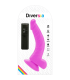 DIVERSIA DILDO REALISTICO FLEXIBLE CON VIBRACION LILA 215 CM O 45 CM