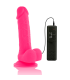 DIVERSIA DILDO REALISTICO FLEXIBLE CON VIBRACION ROSA 205 CM O 42 CM