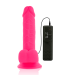 DIVERSIA DILDO REALISTICO FLEXIBLE CON VIBRACION ROSA 205 CM O 42 CM