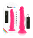 DIVERSIA DILDO REALISTICO FLEXIBLE CON VIBRACION ROSA 21 CM O 49 CM