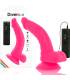 DIVERSIA DILDO REALISTICO FLEXIBLE CON VIBRACION ROSA 215 CM O 45 CM