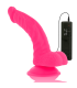 DIVERSIA DILDO REALISTICO FLEXIBLE CON VIBRACION ROSA 215 CM O 45 CM