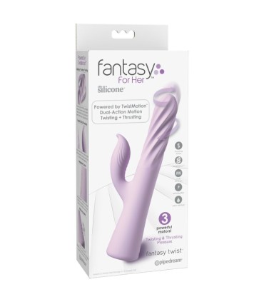 FANTASY FOR HER FANTASY TWIST VIBRATOR TWISTMOTION WITH ROTATION AND PUSHING PURPLE