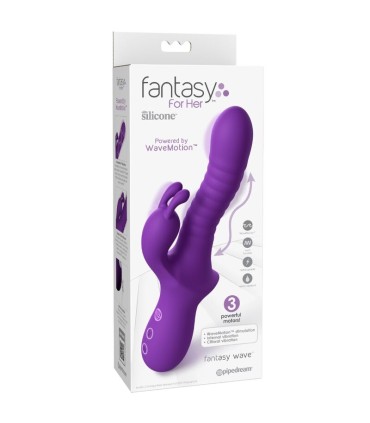 FANTASY FOR HER FANTASY WAVE WAVEMOTION RECHARGEABLE VIBRATOR PURPLE