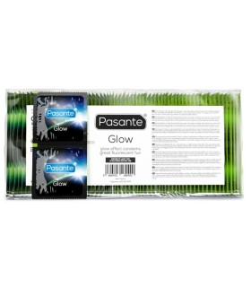 PASANTE GLOW CONDOMS BAG 144 UNITS BAG