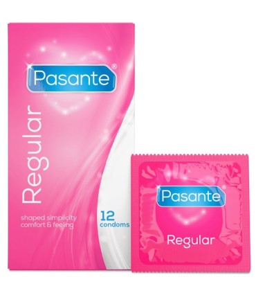 PASANTE REGULAR CONDOMS 12 PACK