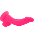 DIVERSIA DILDO REALISTICO FLEXIBLE CON VIBRACION ROSA 215 CM O 45 CM