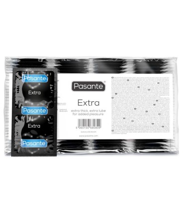 PASANTE EXTRA EXTRA THICK CONDOMS 144 UNITS BAG