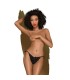PENTHOUSE TOO HOT TO BE REAL THONG BLACK L XL