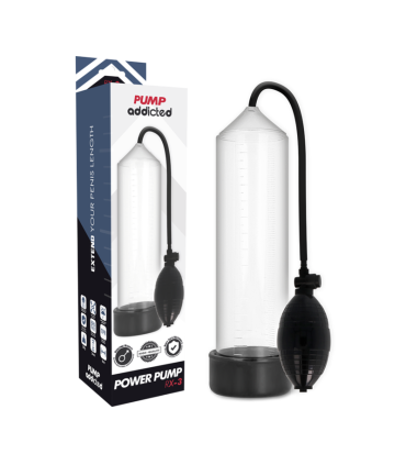 PUMP ADDICTED BOMBA ERECCION RX3 TRANSPARENTE