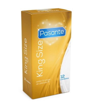 PASANTE CONDOMS KING MS LONG AND WIDTH 12 UNITS