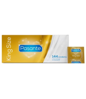 PASANTE CONDOMS KING SIZE BOX 144 UNITS