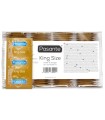 PASANTE - PRESERVATIVOS KING MS LARGOS Y ANCHOS BOLSA 144 UNIDADES