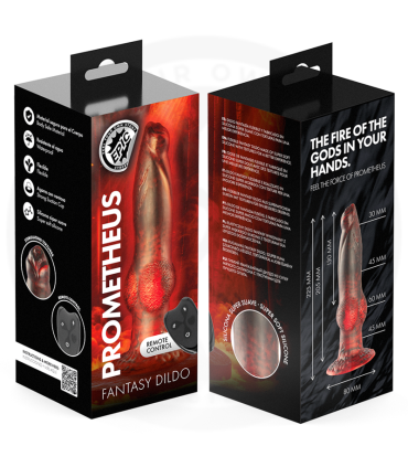 EPIC PROMETHEUS TITAN FLAME RECHARGEABLE REMOTE CONTROL DILDO