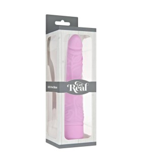 GET REAL CLASSIC SLIM VIBRADOR ROSA