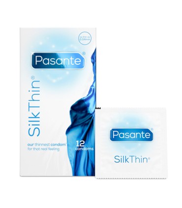 PASANTE CONDOMS SILK MS FINE 12 UNITS