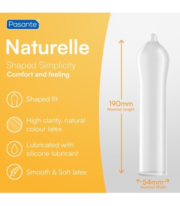 PASANTE CONDOMS NATURELLE BAG 144 UNITS BAG