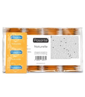 PASANTE CONDOMS NATURELLE BAG 144 UNITS BAG