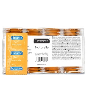 PASANTE CONDOMS NATURELLE BAG 144 UNITS BAG